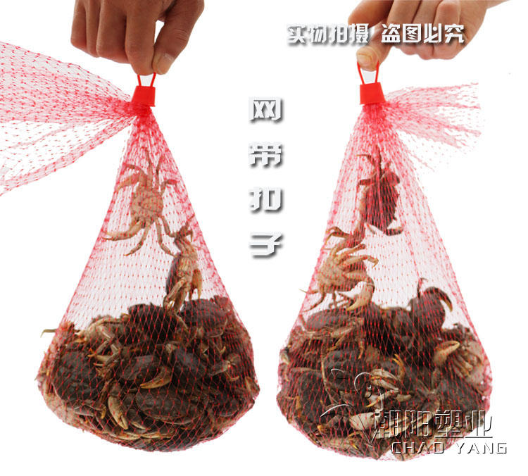 20pcs Plastic net bag packing Garlic net net food net arts and crafts Gardening net Fruit mesh bag