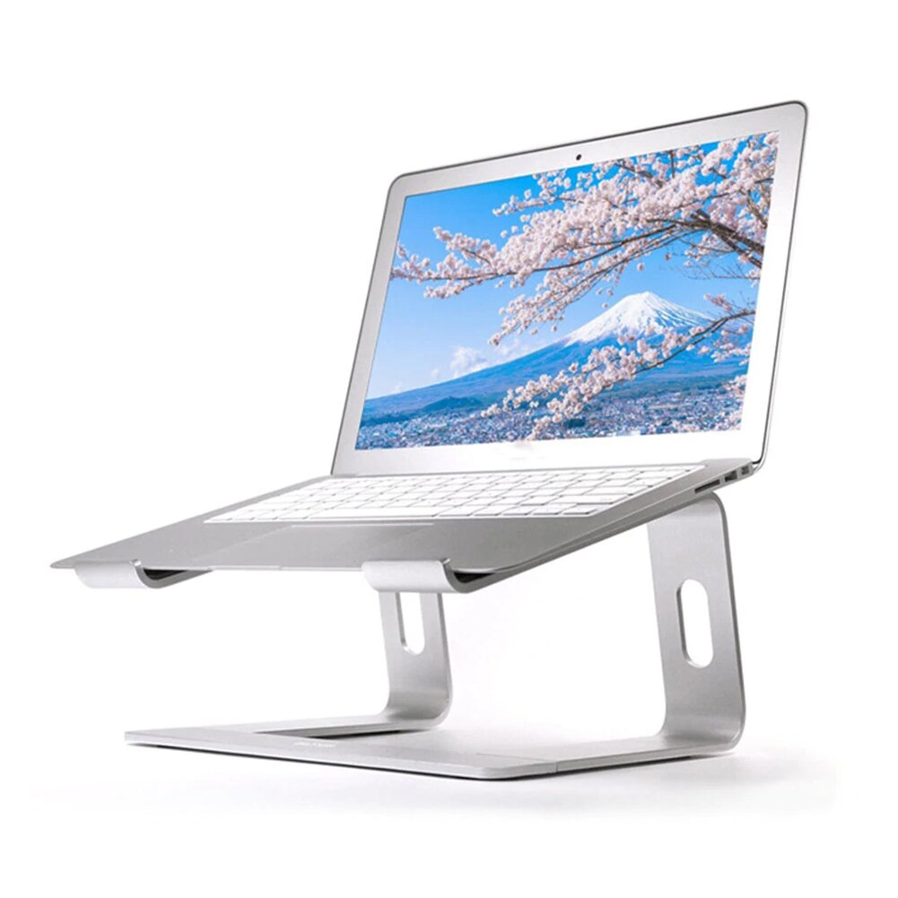 Aluminiumslegering Bærbar Stand Universal til MacBook - Bærbar, Foldbar, Justerbar Holder