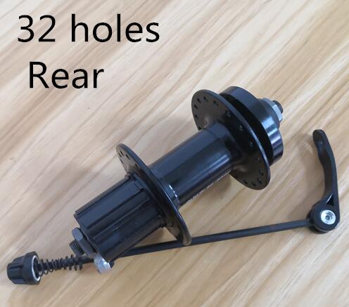 Mountain MTB Voor Achter Hub Goud Fietsonderdelen Schijfrem Baard Naven Rotodyne hub/Quick Release Fiets Hubs 32 of 36 Gaten: 32 holes Rear