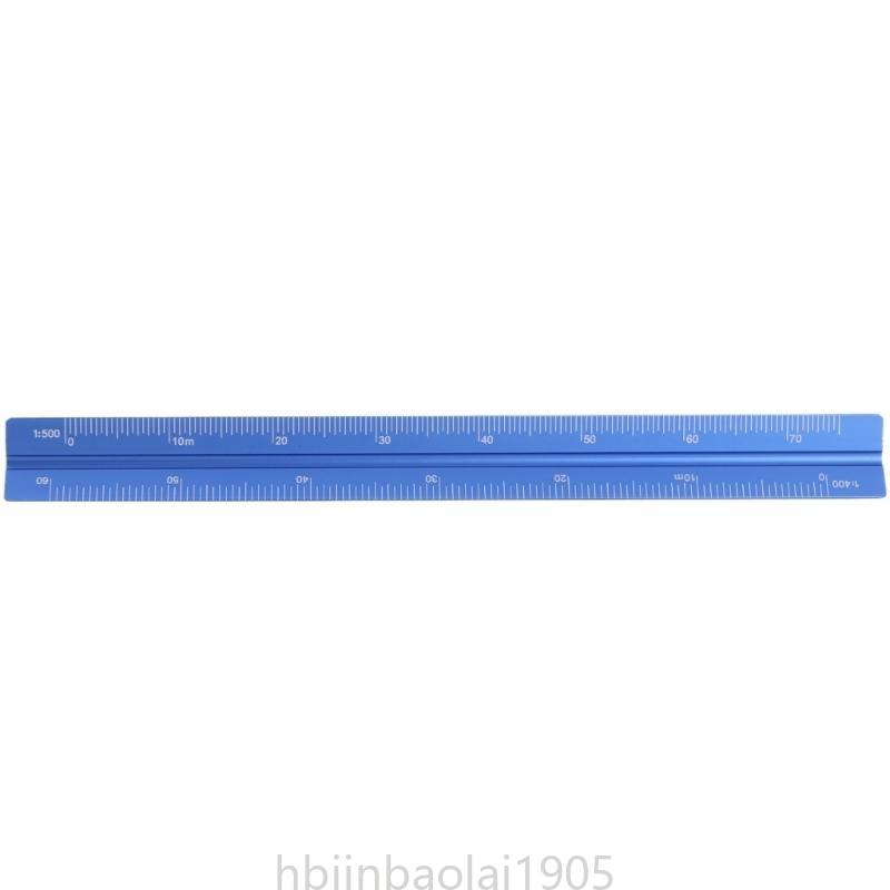 E74E Engineer Scale Ruler Architectural Scale Ruler for Architects Building Ruler: black