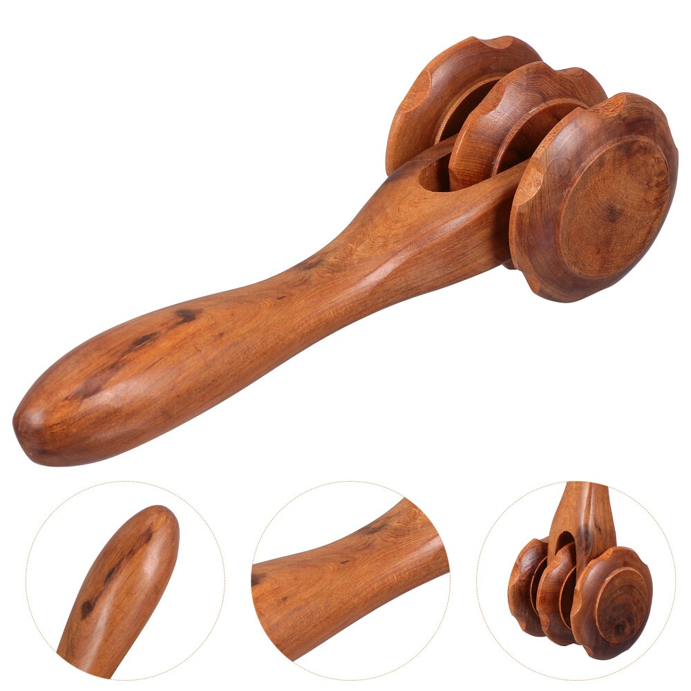 Planche à gratter en bois, plaque de raclage créative pour le cou arrière, outil de raclage du corps: Default Title