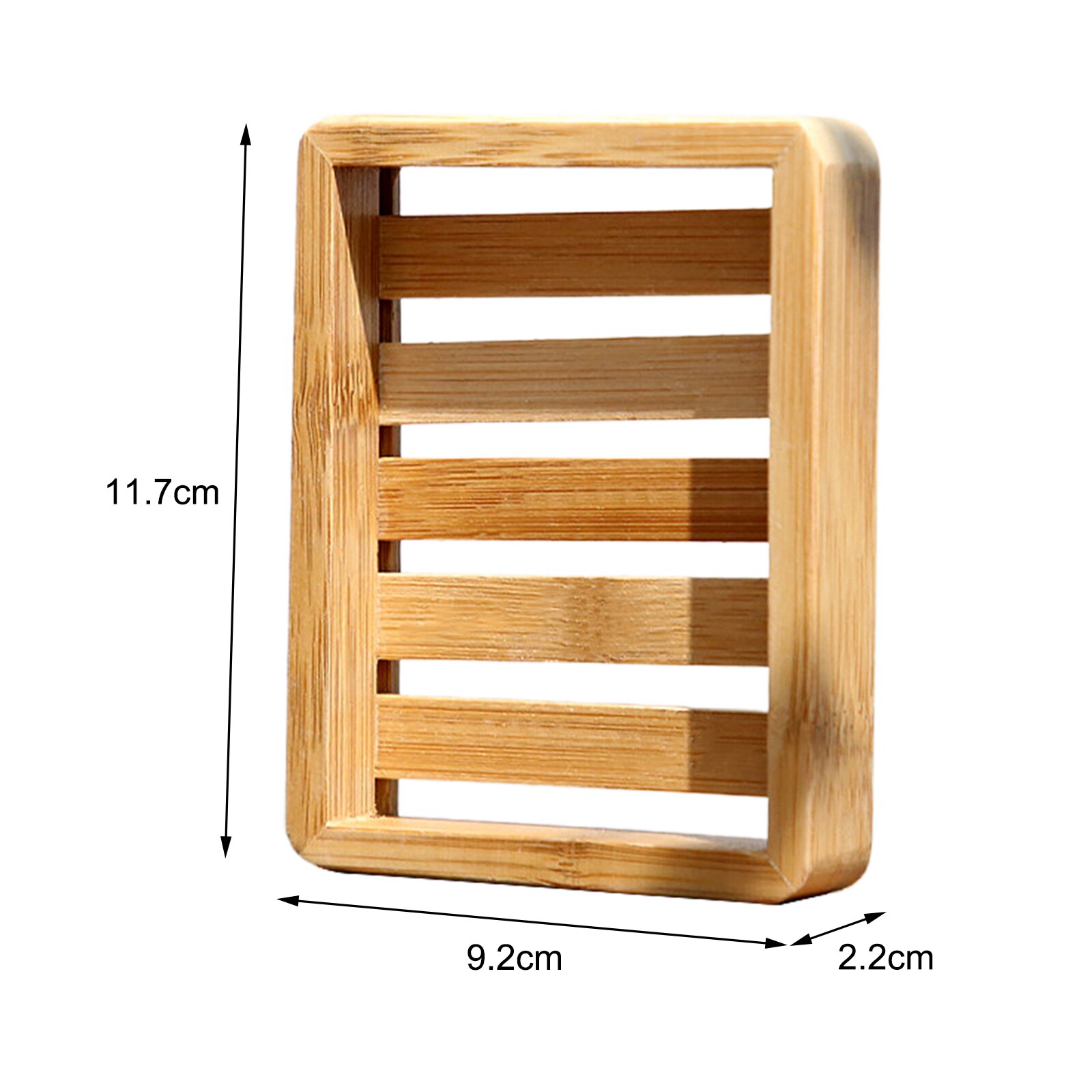 Bamboo Soap Dish Rustic Bar Soap Holder For Bathroom Sink Shower Kitchen Natural Wooden Tray For Soap Sponges: Style 4