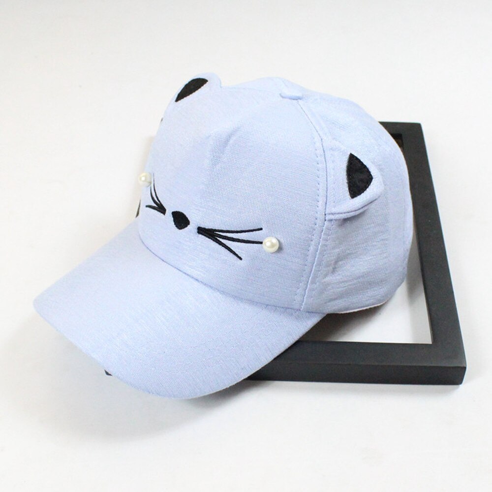 Baseballpet dames heren student unisex zomer schattige kattenoren klep pet verstelbare outdoor snapback hiphop zonnepetten