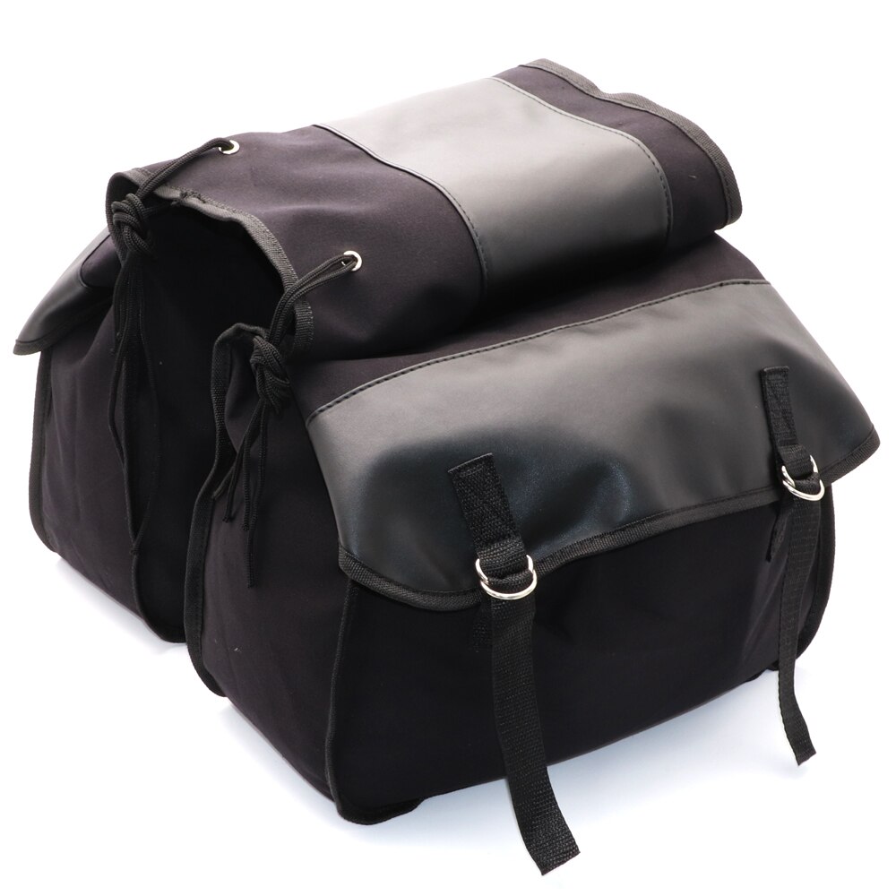 Sac à dos de moto en toile pour Honda Shadow 750, Kawasaki Vulcan 500, Suzuki