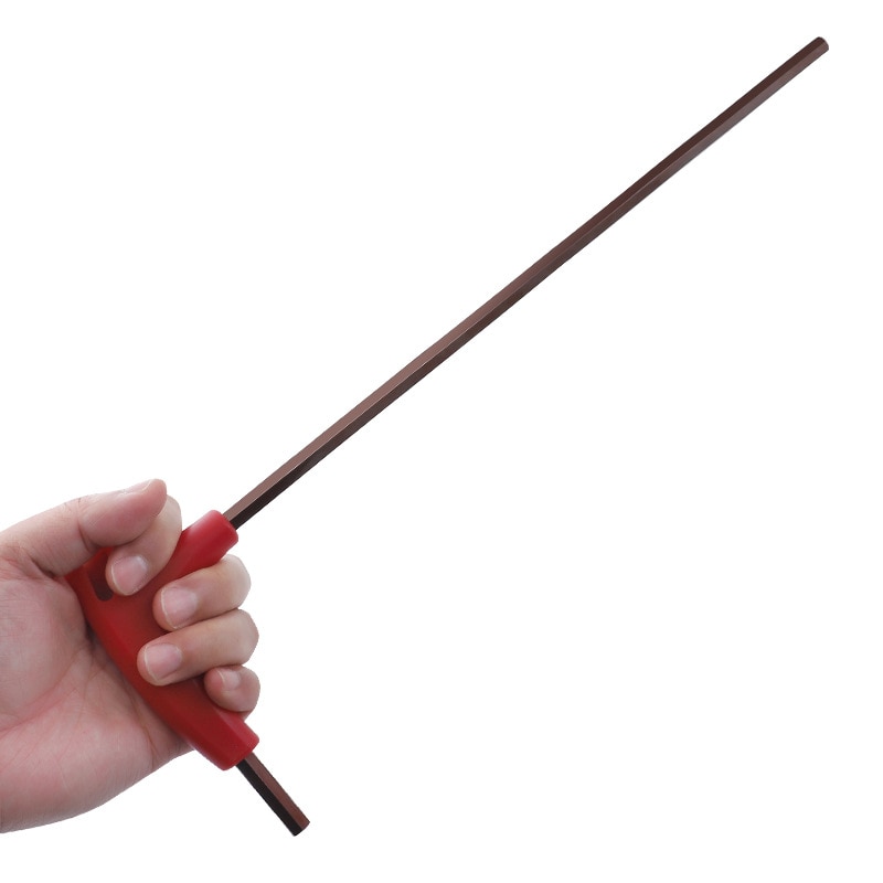 Extra lång typ sexkantnycklar set 3/4/5/6/8mm insexnycklar handverktyg sexkant set t handtag platt skiftnyckel reparationsverktyg nycklar för reparationsbil