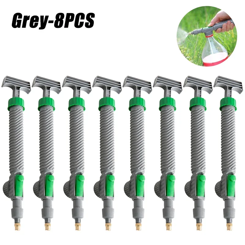 High Pressure Air Pump Manual Sprayer Adjustable Drink Bottle Spray Head Nozzle Garden Watering Tool Sprayer Agriculture Tools: Navy Blue