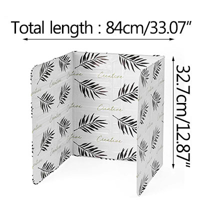 Gas Stove Aluminum Foil Oil Baffle Cooking Oil Baffle Household Anti-Splash Oil Baffle Heat Insulation Plate Kitchen Gadgets: E