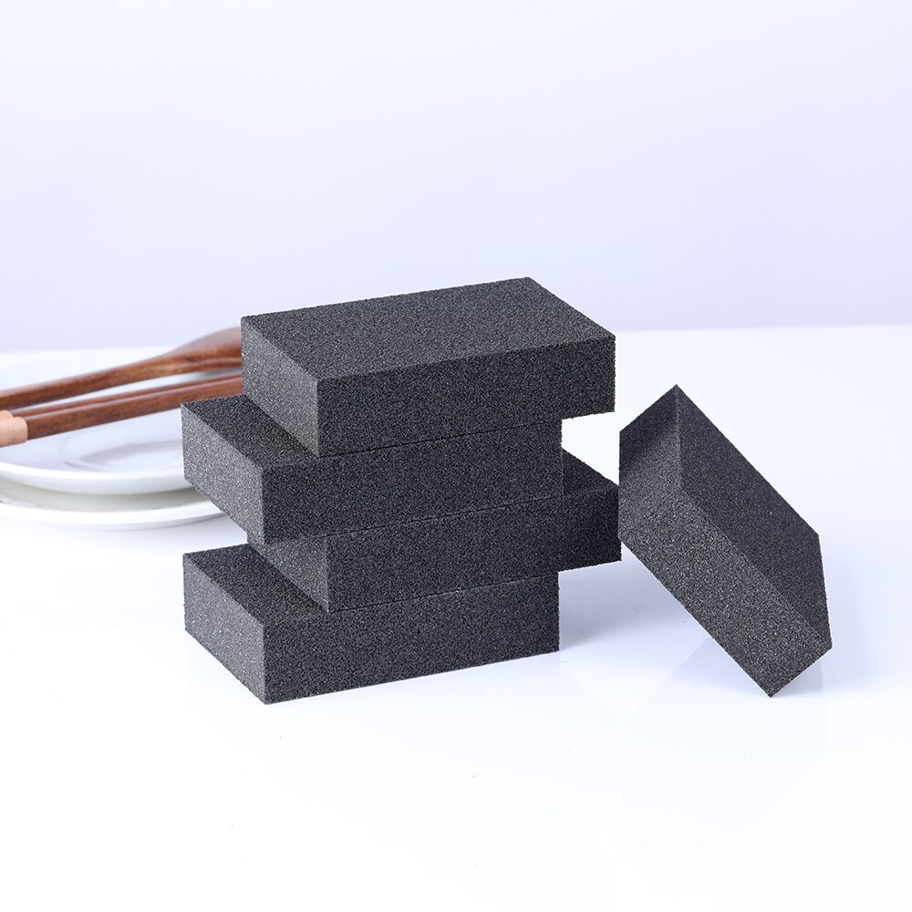 1/4pcs Home Cleaning Sponge Portable Dishwashing Scouring Sponge Tools Emery Magic Sponge For Washing Cleaner Kitchen