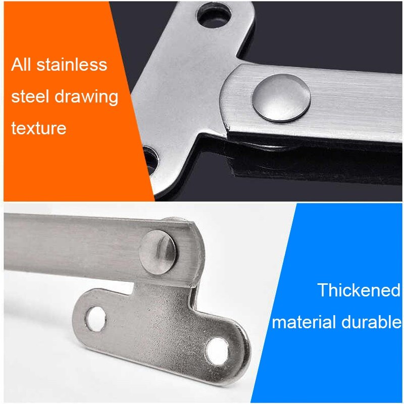 Armario de acero inoxidable, soporte plegable rotativo para tapa, bisagra, resorte de Gas neumático para muebles de madera ^ 1