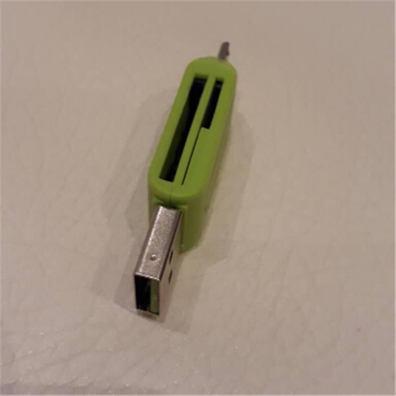Micro-usb-otg-tf/sd-kartenleser für handy, tablet-pc und mediaplayer (farbe zufällig)