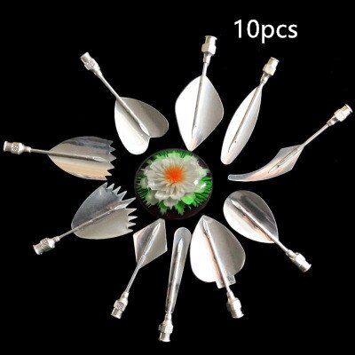 10/11pcs 3D Jelly Flower Carving Tool Art Home Kitchen Stainless Steel Gelatin Pudding Nozzle Syringe Cake Decorating Utensil: 10PCS Silver-C