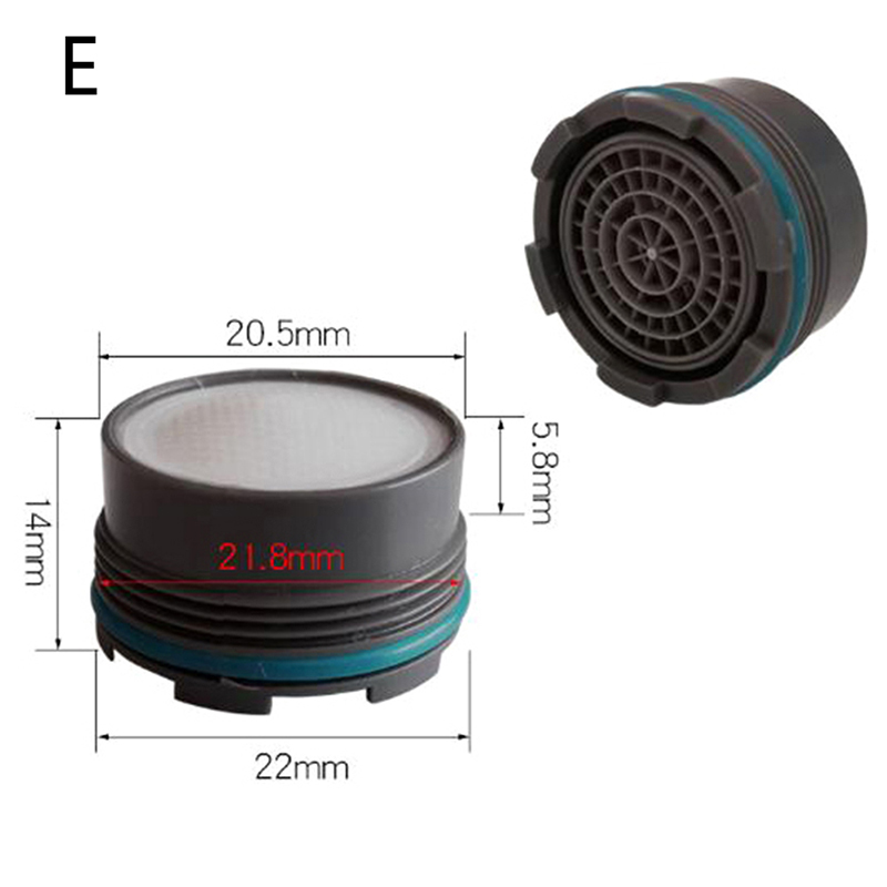 16.5-24mm gwint męnarty perlator wody aerator kran bańka kuchnia akcesoria robić kranów łazienkowych plastikowy ukryty typ Bubbler: Niebieski