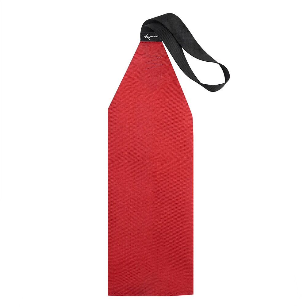 Bandera Roja para Kayak, Bandera de seguridad de carga larga para Kayak, canoas y SUP, equipo de Kayak, accesorios para barcos de pesca con bandera Oversiz: No reflective strip