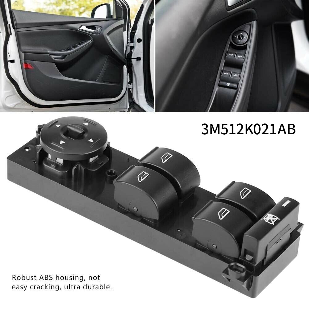 Vervanging Elektrische Master Schakelaar Ruitbediening Voor Ford Focus 2005 2006 2007 Oem 3M512K021AB Venster Lifter Knoppen Glas Dichter