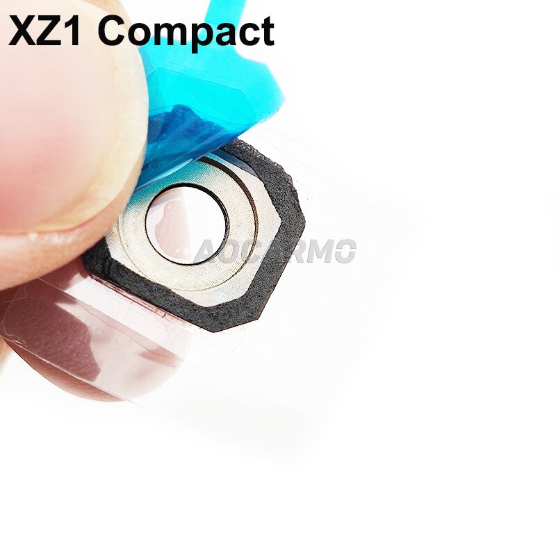 Aocarmo Zurück Objektiv Hinten Kamera Len Glas Mit Ring Rahmen Anhaftender Aufkleber Für Sony Xperia XZ1 Kompakte XZ1Mini XZ1C G8441 g8442