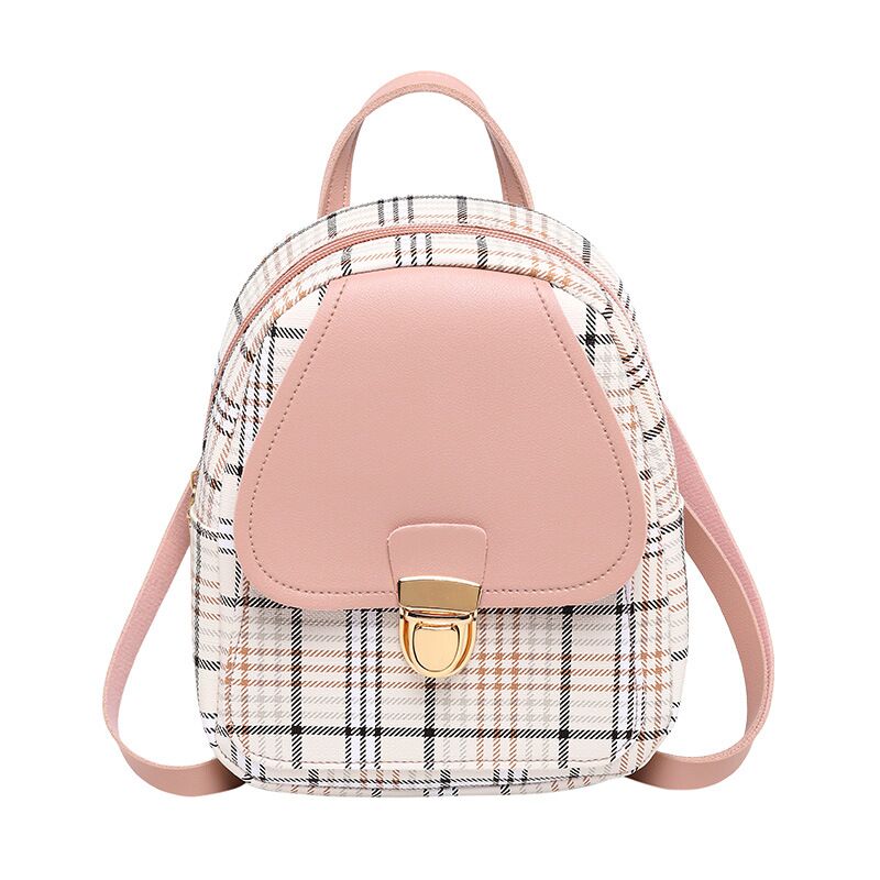 Mini Backpack Women PU Leather Shoulder Bag For Teenage Girls Kids Multi-Function Small Bagpack Female Ladies School Backpack