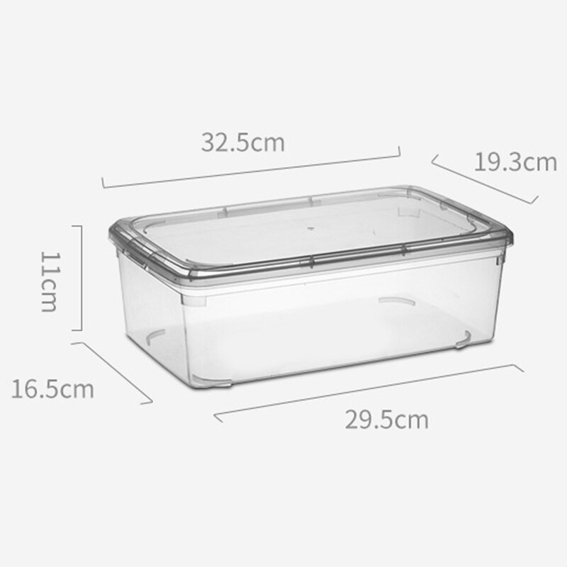Transparent shoe box storage shoe box thickened dust-proof storage box with lid can be superimposed combined shoe cabinet