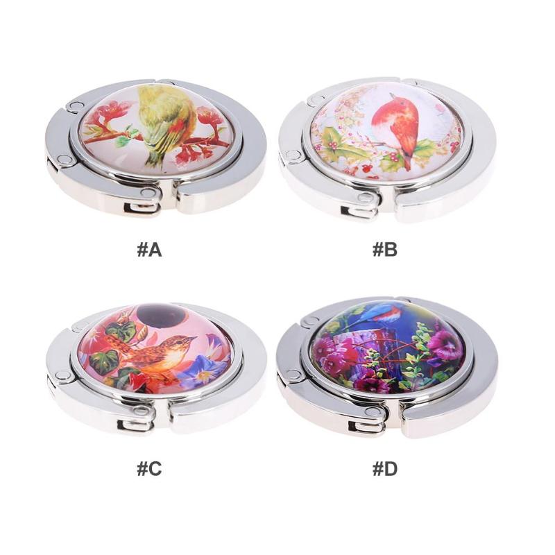 Portable Handbag Hook Foldable Desk Bag Purse Metal Holder Hanger Home Travel Supplies Small and Exquisite Bag Hook