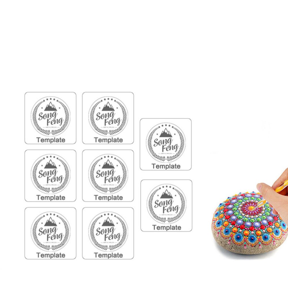 1 Set of 36PCS Mandala Dotting Tools Kit Painting Tool Set DIY Painting Rocks Stone Template Kit Clay Dotting Tools for