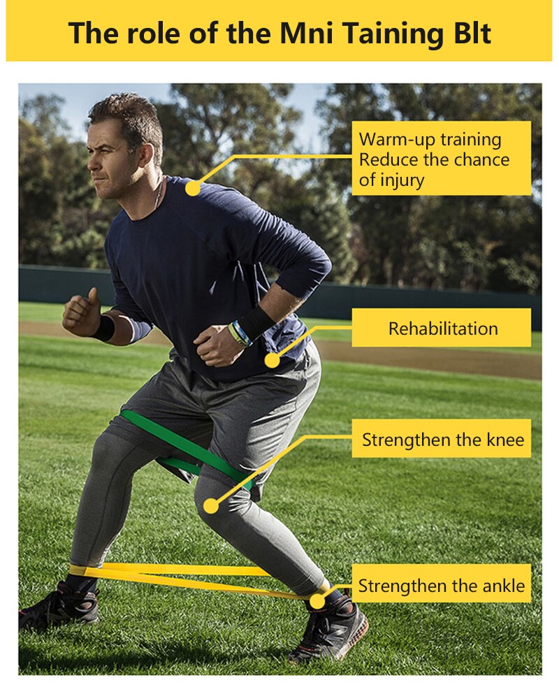 5Pcs/ Set Fitness Home Gym Yoga Latex Bands Resistance Bands Exercise Sports Loop Fitness Home Gym Yoga Latex Set