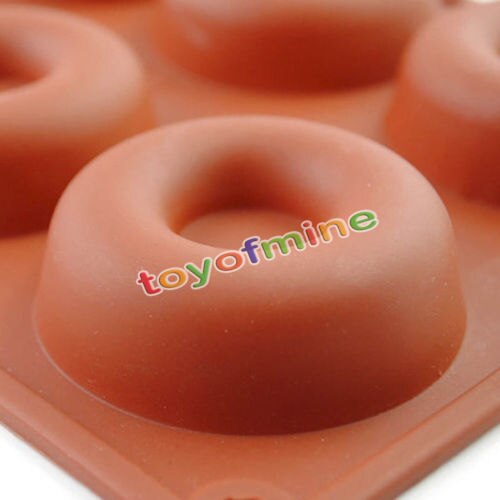 8 Holte Siliconen Cake Donut Pan Donut Bakvorm Cupcake Zeep Savarin Mould