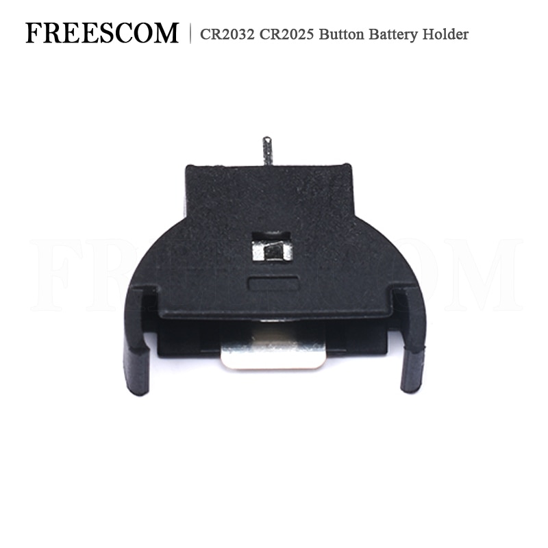 10pcs CR2032 CR2025 Half-Round Lithium Button Cell Coin Battery Box Holder Case CR 2032 2025 Batteries Holder Socket