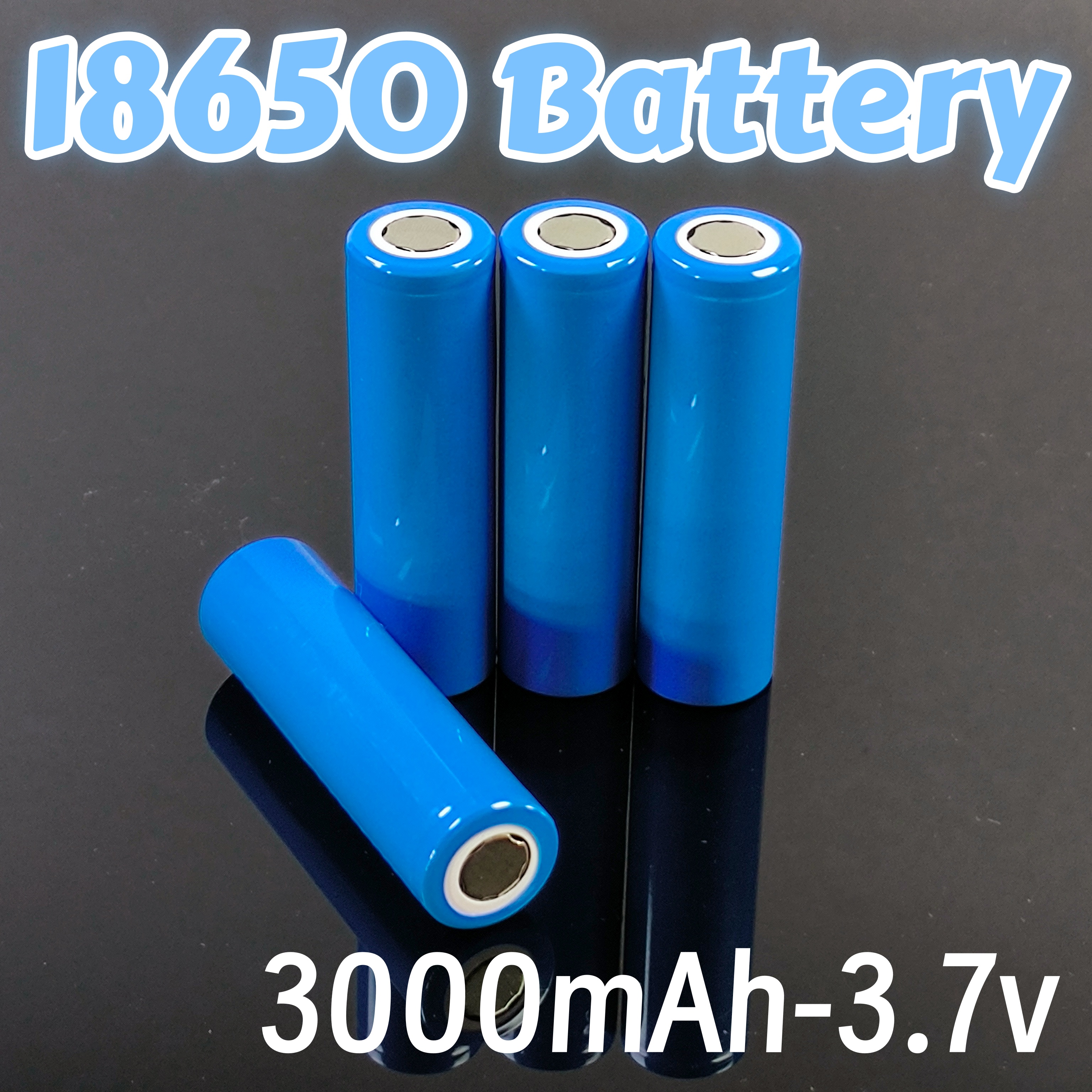 Rechargeable 18650 Li-ion Battery 3.7V 3000mAh High Capacity for Electronic Devices