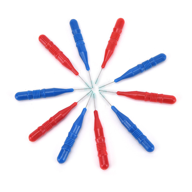 50pcs Tooth Floss Oral Hygiene Dental Floss Soft Plastic Interdental Brush Toothpick Healthy for Teeth Cleaning Oral Care