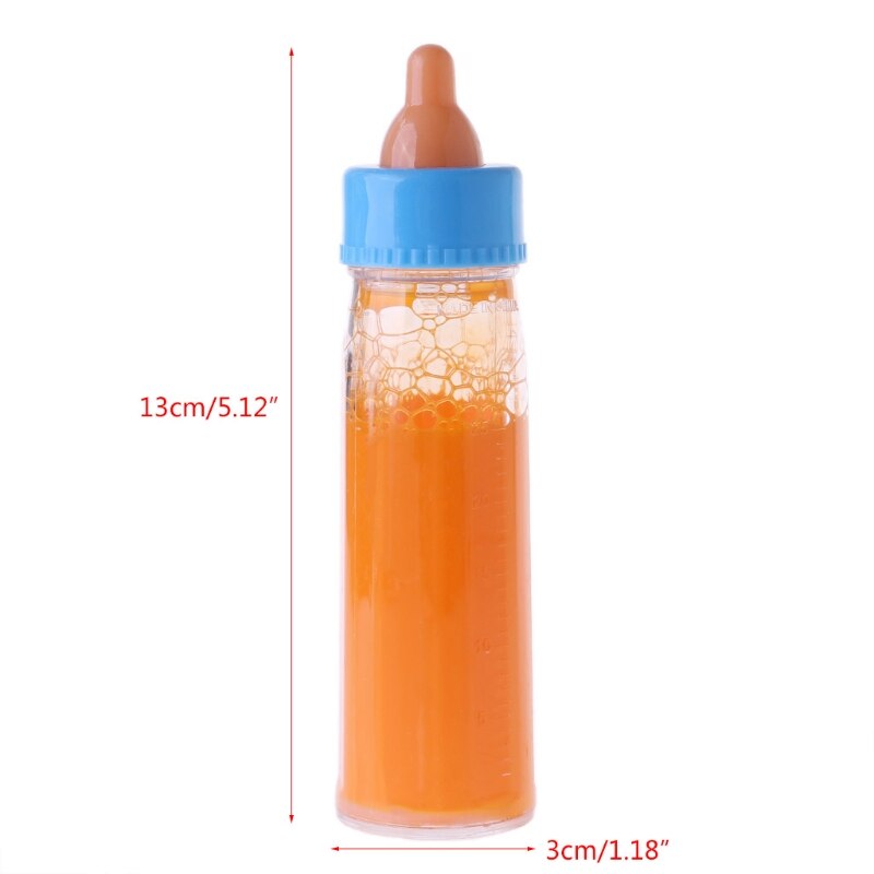 Baby dukker fodringsflaske magisk flaske sæt forsvindende mælk foregiver at lege legetøj  q6pd