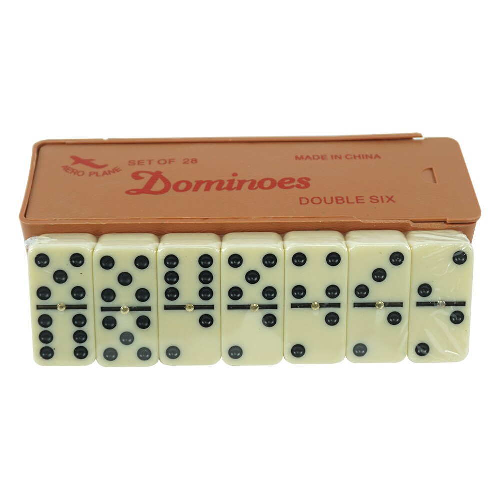 Dominoes game Set With Imitative Wood Plastic Box From Domino Game Set Manufactures
