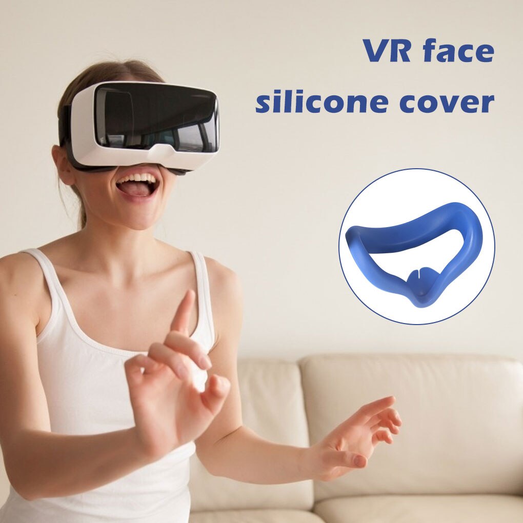 Silicone Eye Mask Cover Pad For Oculus Quest 2 VR Headset Breathable Anti-sweat Light Blocking Eye Cover For Oculus Quest2