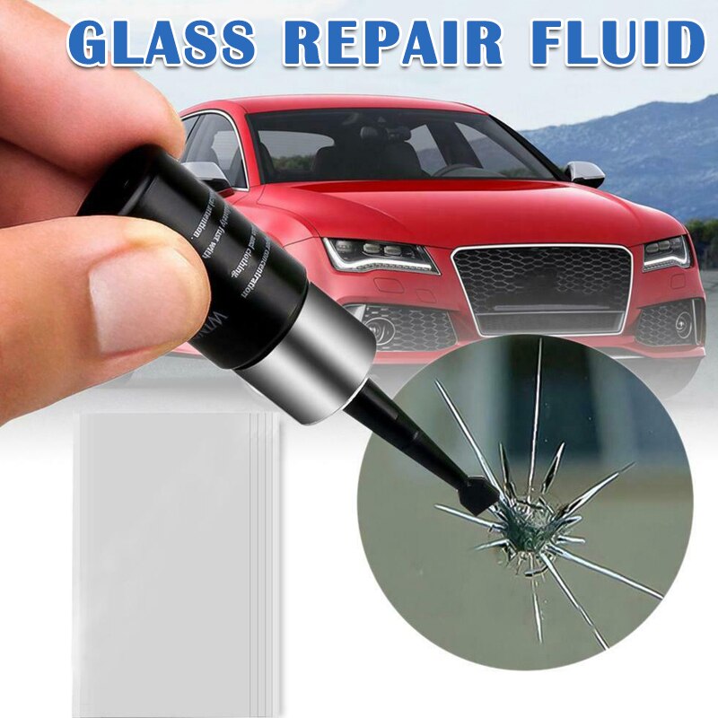 Kit de resina de reparación de vidrio para parabrisas de coche, herramienta de reparación de ventana de vehículo para reparación de F-Best: Default Title