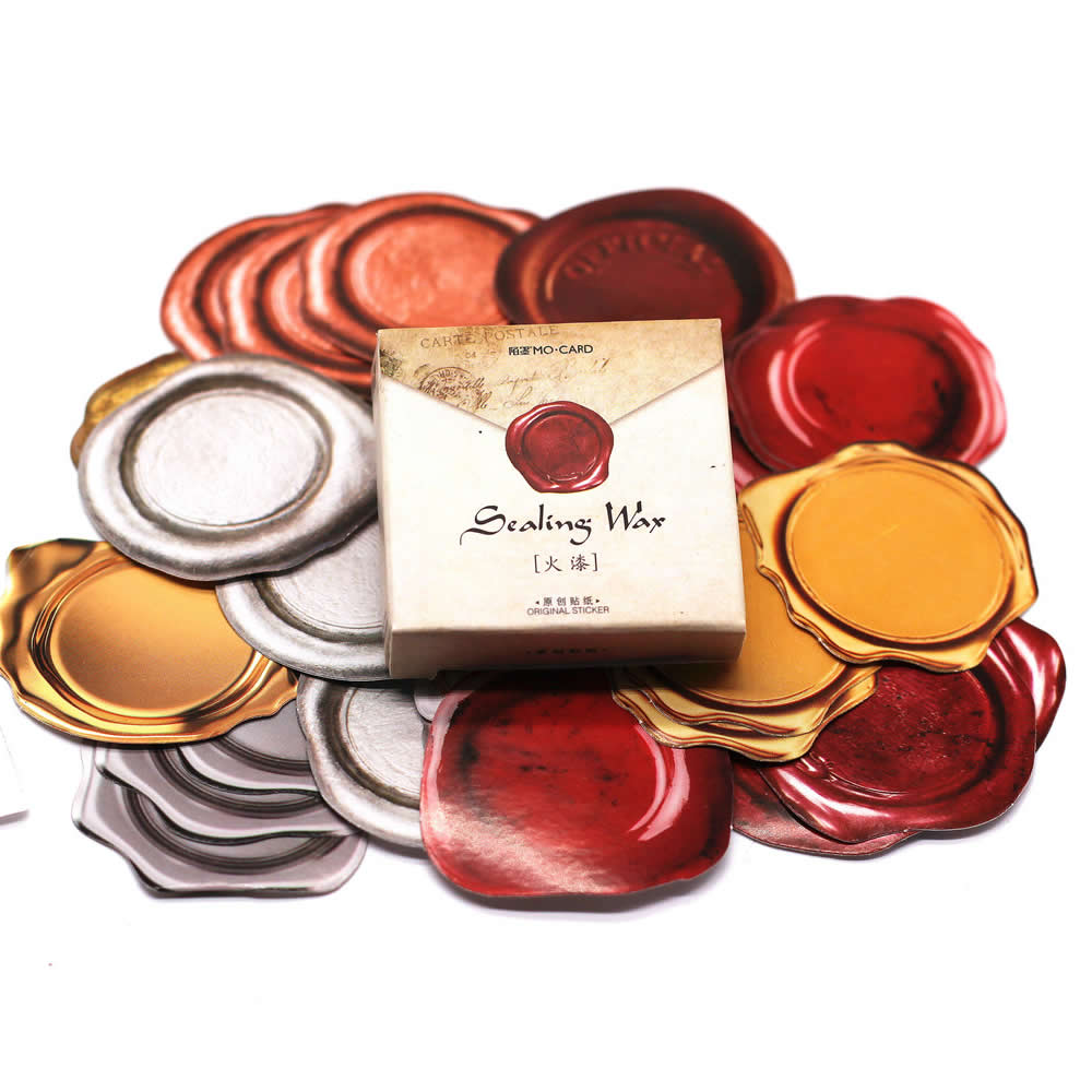 40pcs Sealing Wax Paper Envelopes Classical Color Kraft Blank Paper Sticker Window Envelopes Wedding Invitation Envelope: 165