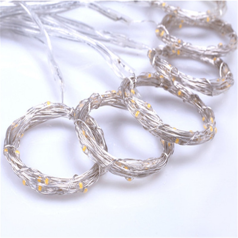 Cortina Led luces Garland cortina USB guirnaldas de luces Led Garland de Led en la ventana luces de Navidad cortina Led interior