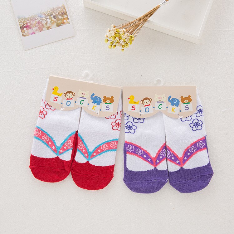 Happy Cherry Baby Cotton Sock Shoes – 3 Pairs Anti-Slip Soles, Cartoon Designs For Infants & Prewalkers
