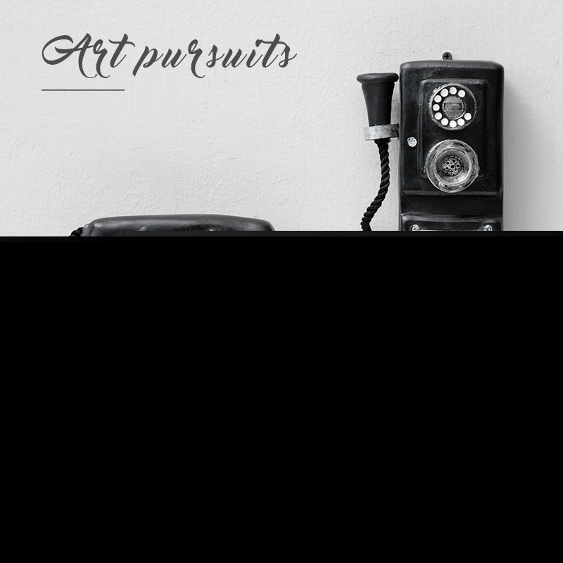 Retro wall phone pendant restaurant wall decoration bar restaurant coffee shop wall decoration