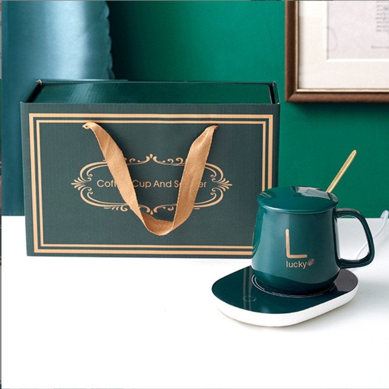 # Juego de tazas cálidas de 55 grados, taza calefactora de cerámica con temperatura constante, perfecta para y uso diario