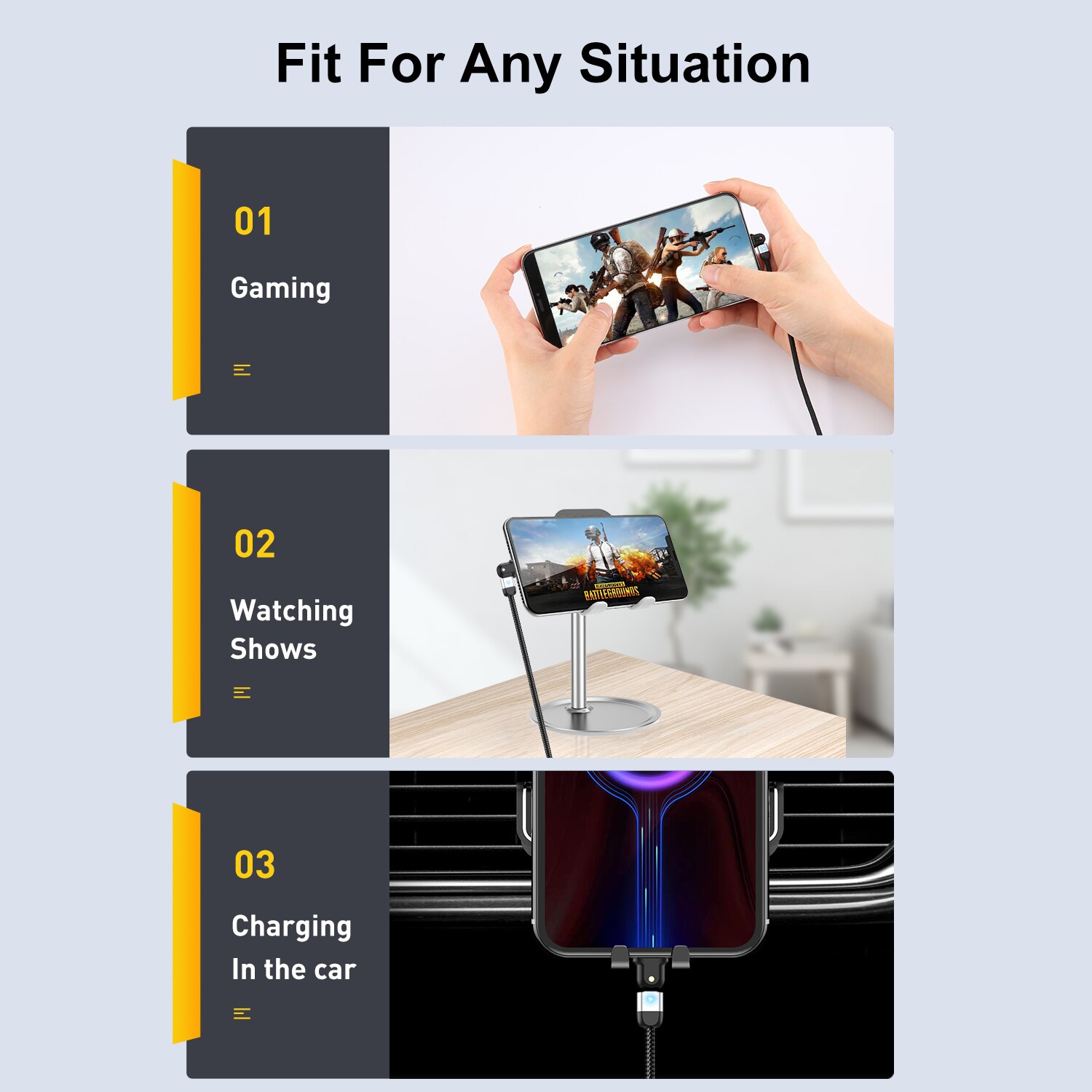 GTWIN 3A Micro USB Cable 180 Degree Fast Charging Data Cable For Samsung Xiaomi Huawei Microusb Android Mobile Phone Charger