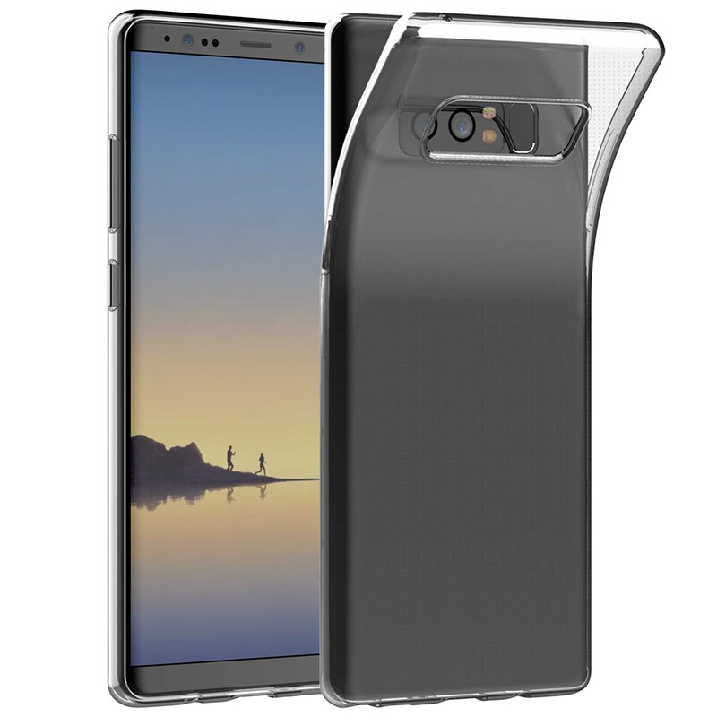 Coque de téléphone portable en TPU pour Samsung Galaxy Note 8, étui de protection en Silicone souple Transparent 360, Galaxy Note 8: Default Title