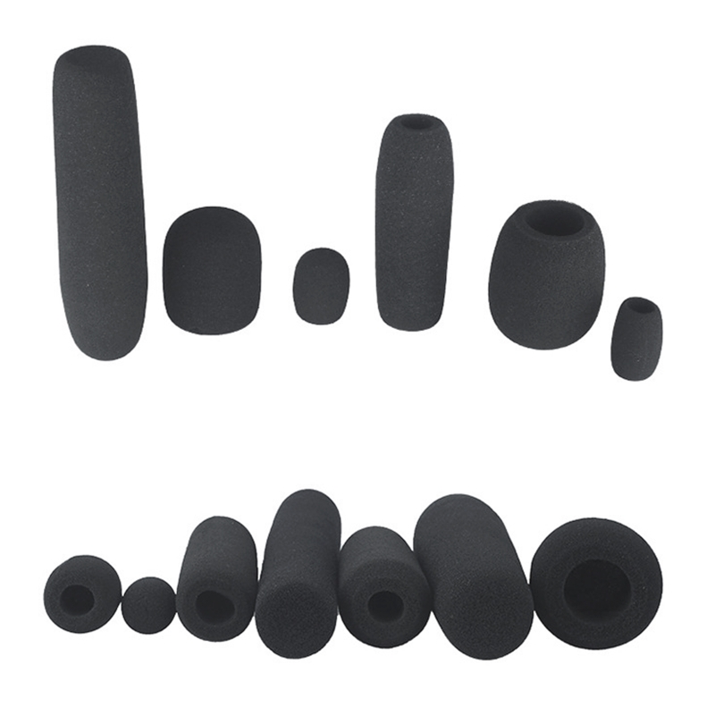 O pára-brisas do microfone reduz a respiração, capas espuma esponja macia para microfone