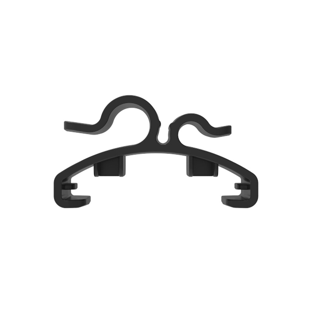 2pcs Black Fixed Buckle ABS Data Cable Organizer Lightweight Home Office Storage Holder Portable Fastener For Oculus Quest