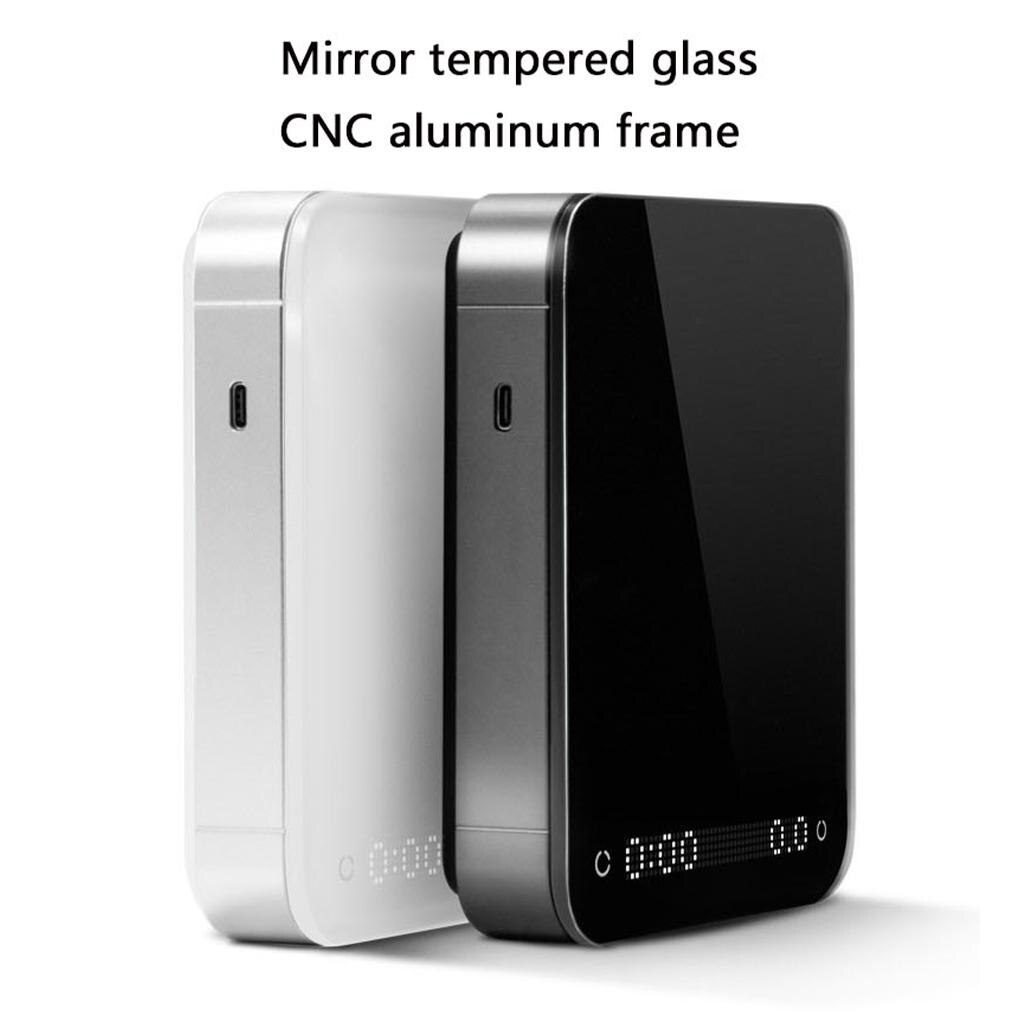 Automatic Espresso Scale with Timer USB Rechargeable Digital Scale for Restaurant Home