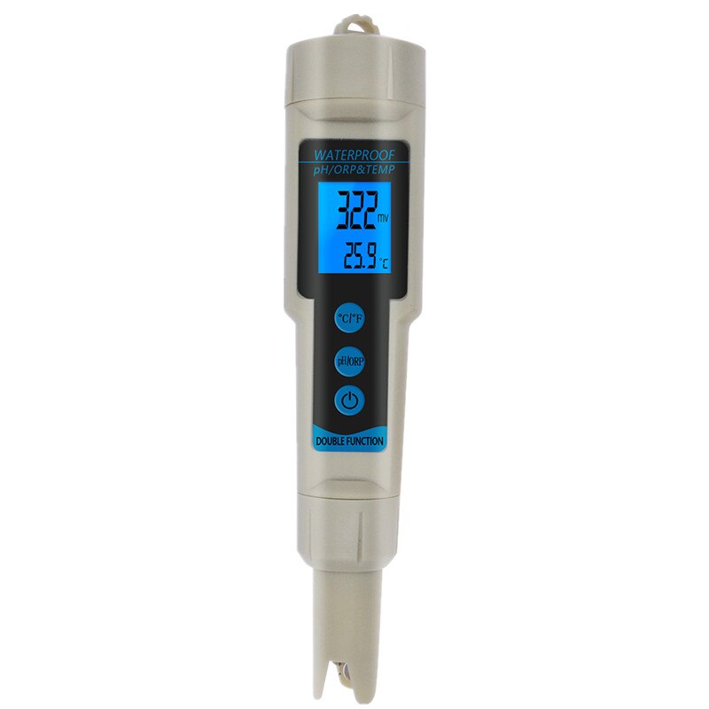 Orp Meter 3 In 1 Ph Orp Temp Tester Ph Meter Met Achtergrondverlichting Multi-Parameter Digitale Tri-Meter water Monitor 40% Off: Beige