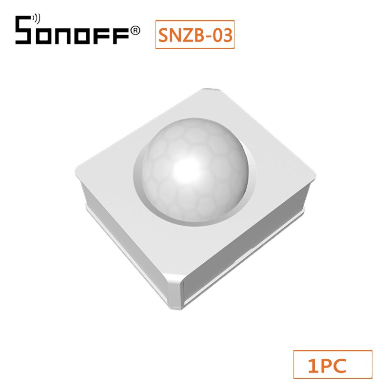 SONOFF Motion Sensor ZigBee Mini Smart Home Real-time 110° Motion Detect Trigger Alarms System Works With ZBBridge eWeLink: 1piece