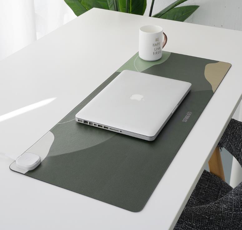 From Xiaomi Sothing Winter Table Warming Mat Office Desktop Heating Mouse Pad Sedentary Reminder 3 Temperature Control Table Mat