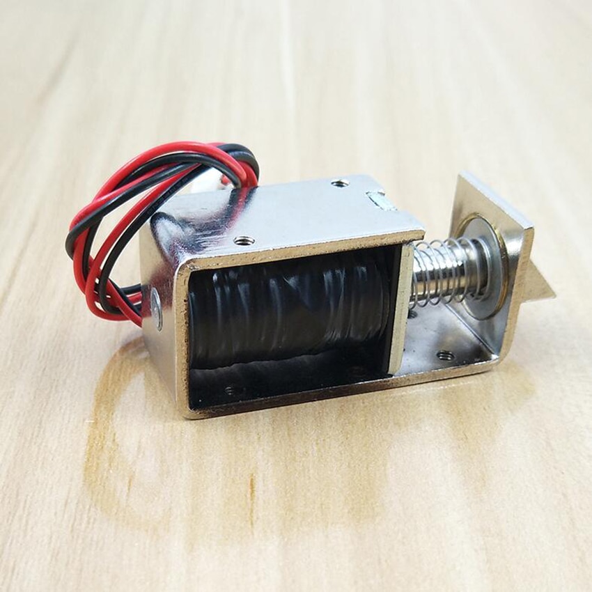 DC 12 v/24 v Mini Kleine Solenoid Elektromagnetische Elektrische Controle Kast Lade Lock Intelligente Auto Lock voor DIY project