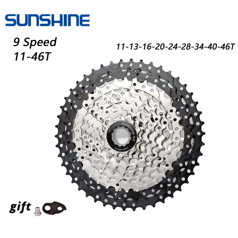 Cykel mtb kassette 8s 9s 10s 11s speed 32/36/40/42/46/50t frihjul breddeforhold mountainbike svinghjul: 9 hastighed 11-46t