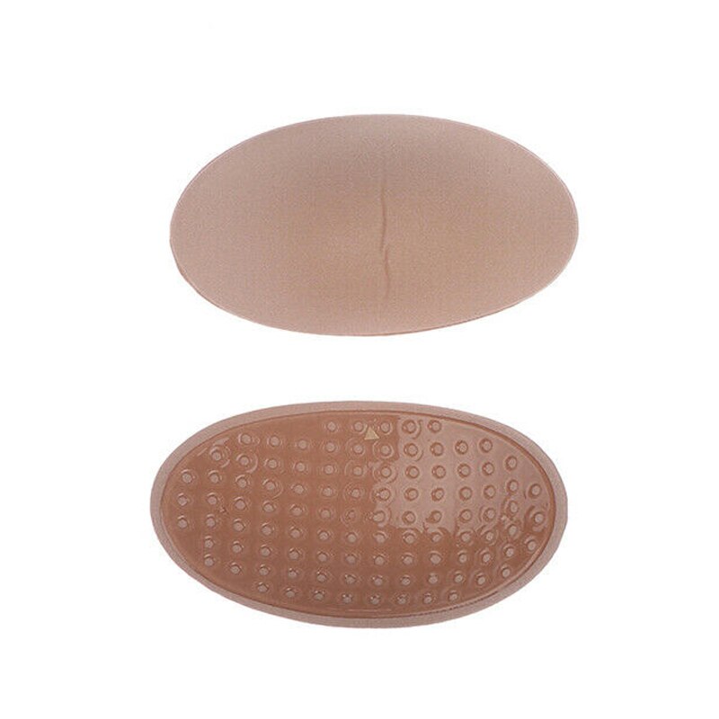 1 Paar Lijm Schoudervullingen Spons Gewatteerde Schouder Antislip Push Up Pads Zachte Schouder Enhancer Stickers Kleding Accessoires: 1pair sponge beige