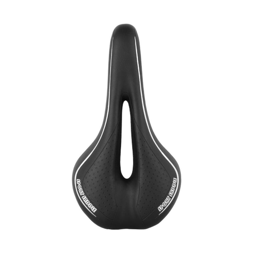 1pcs Outdoor road mountain bike bicycle riding comfortable leather cushion saddle seat W9Y3: A