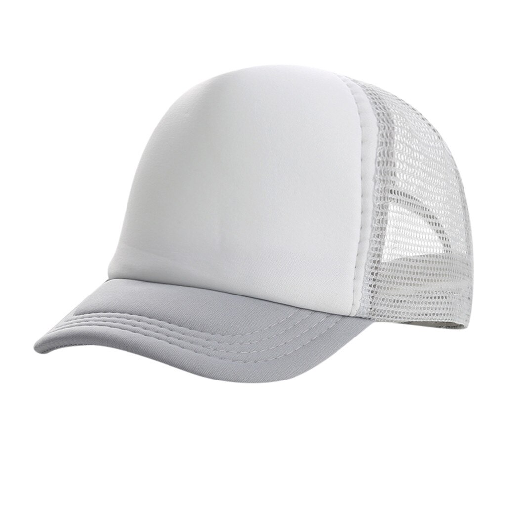 1PCS Della Protezione Dei Bambini Casual Maglia Pianura Berretto Da Baseball Regolabile Cappelli di Snapback Per Il Ragazzo Ragazza Hip Hop Trucker Cap Streetwear cappello papà: A